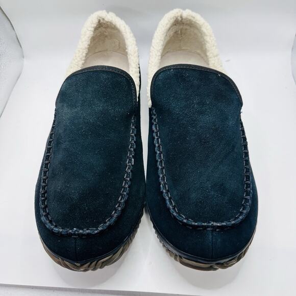 Size 10 - Sorel Dude Moccasins Men’s Black Suede Shoes / Slippers main image 5
